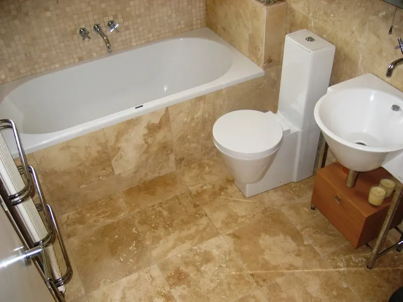 Bathroom installation detail from Mark Betts Bathrooms and Kitchens